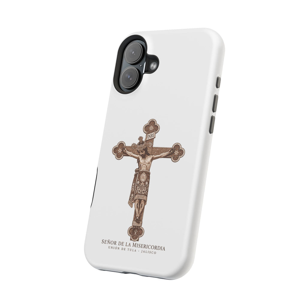 Magnetic Impact-Resistant Phone Case | Señor de la Misericordia Crucifix Design