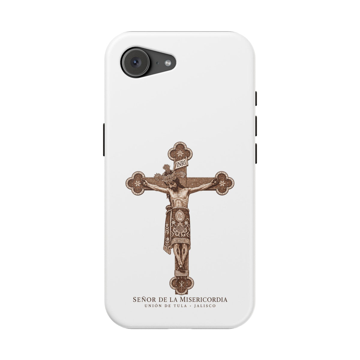 Magnetic Impact-Resistant Phone Case | Señor de la Misericordia Crucifix Design