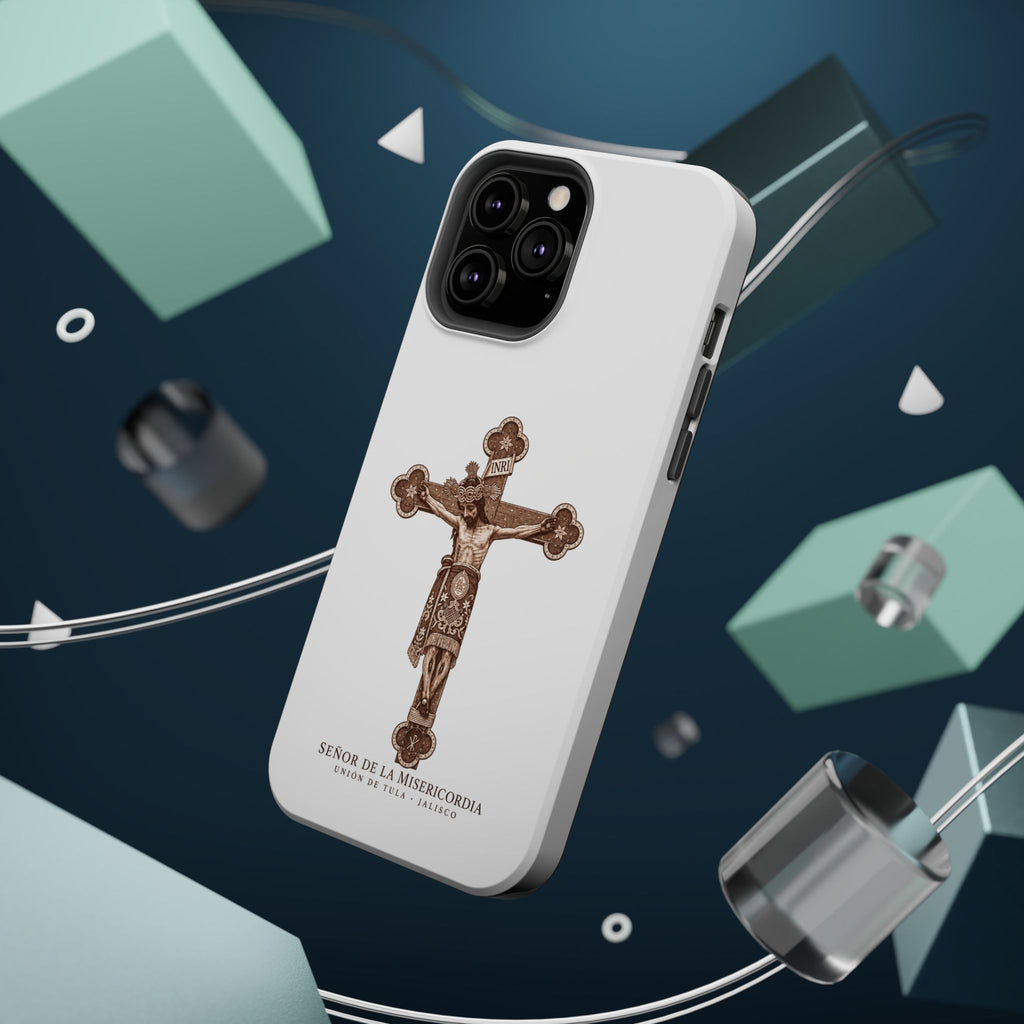Magnetic Impact-Resistant Phone Case | Señor de la Misericordia Crucifix Design