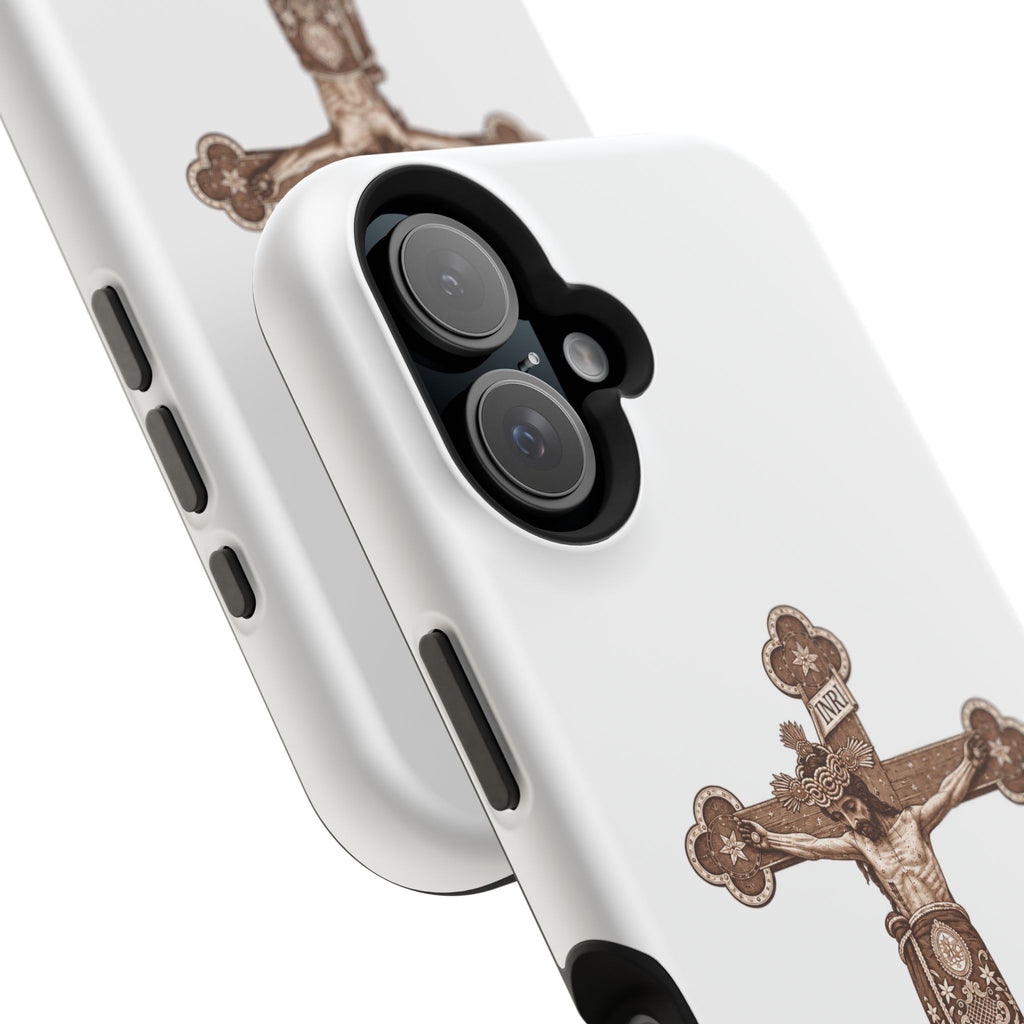Magnetic Impact-Resistant Phone Case | Señor de la Misericordia Crucifix Design