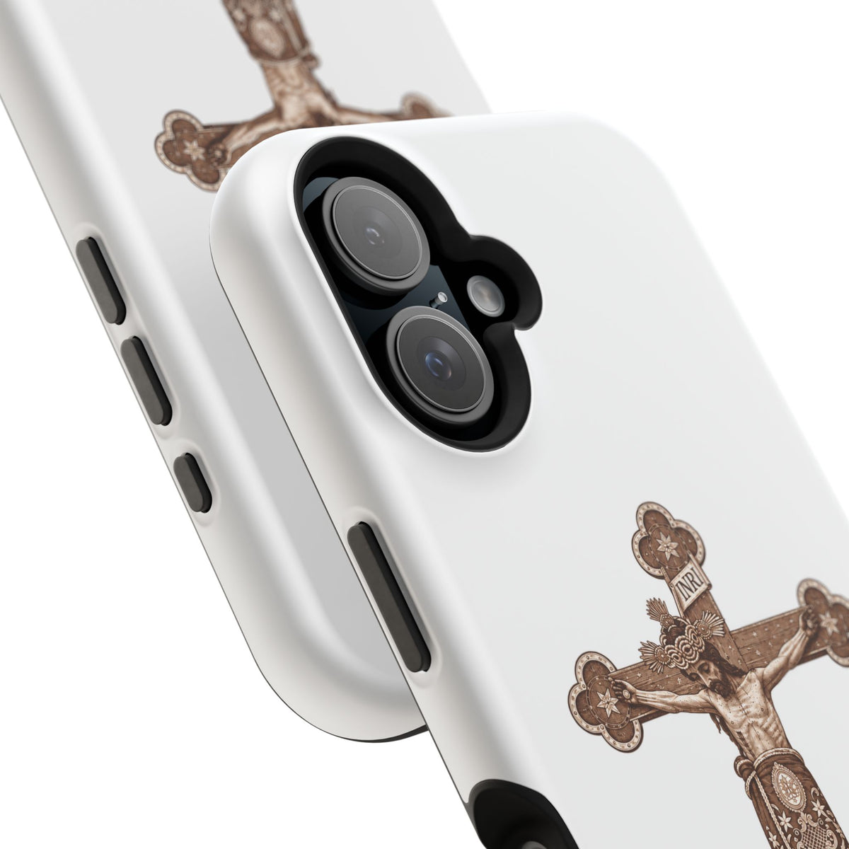 Magnetic Impact-Resistant Phone Case | Señor de la Misericordia Crucifix Design