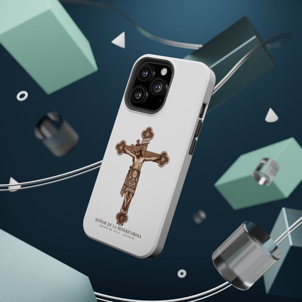Magnetic Impact-Resistant Phone Case | Señor de la Misericordia Crucifix Design