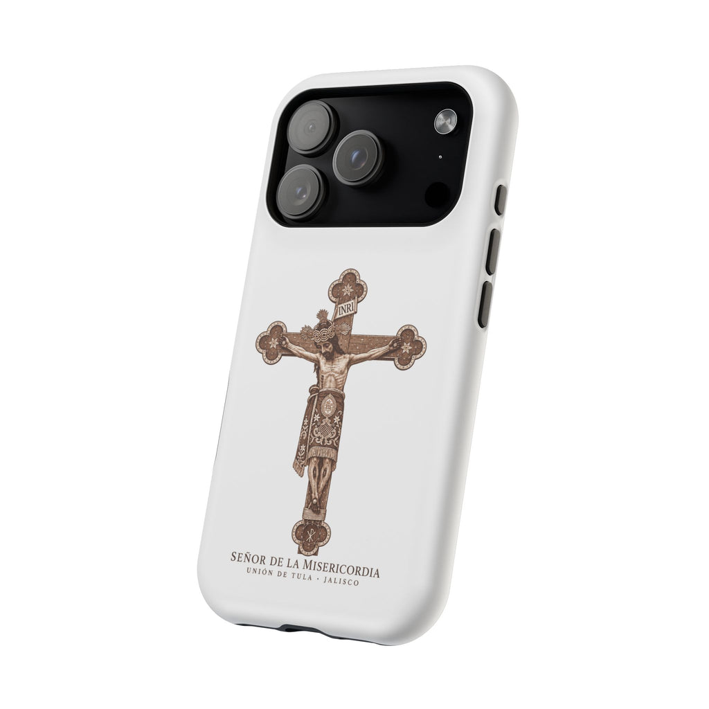 Magnetic Impact-Resistant Phone Case | Señor de la Misericordia Crucifix Design