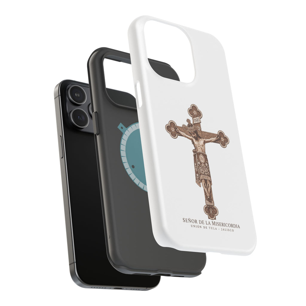 Magnetic Impact-Resistant Phone Case | Señor de la Misericordia Crucifix Design