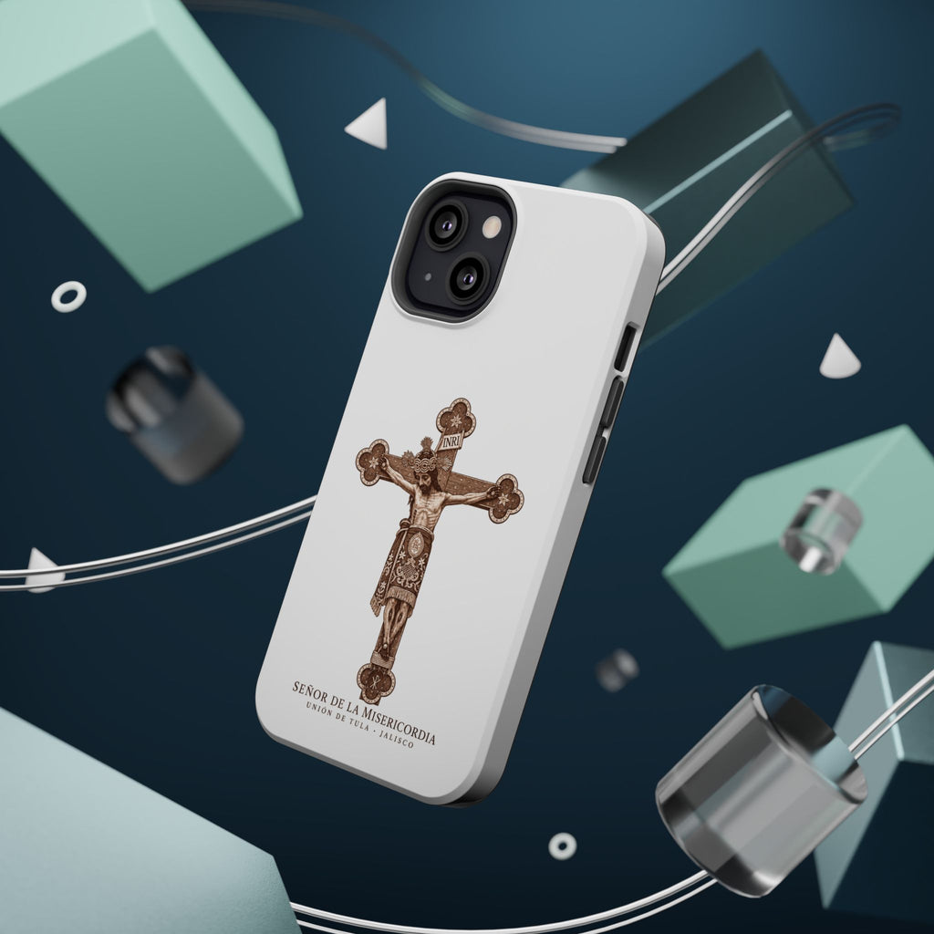 Magnetic Impact-Resistant Phone Case | Señor de la Misericordia Crucifix Design