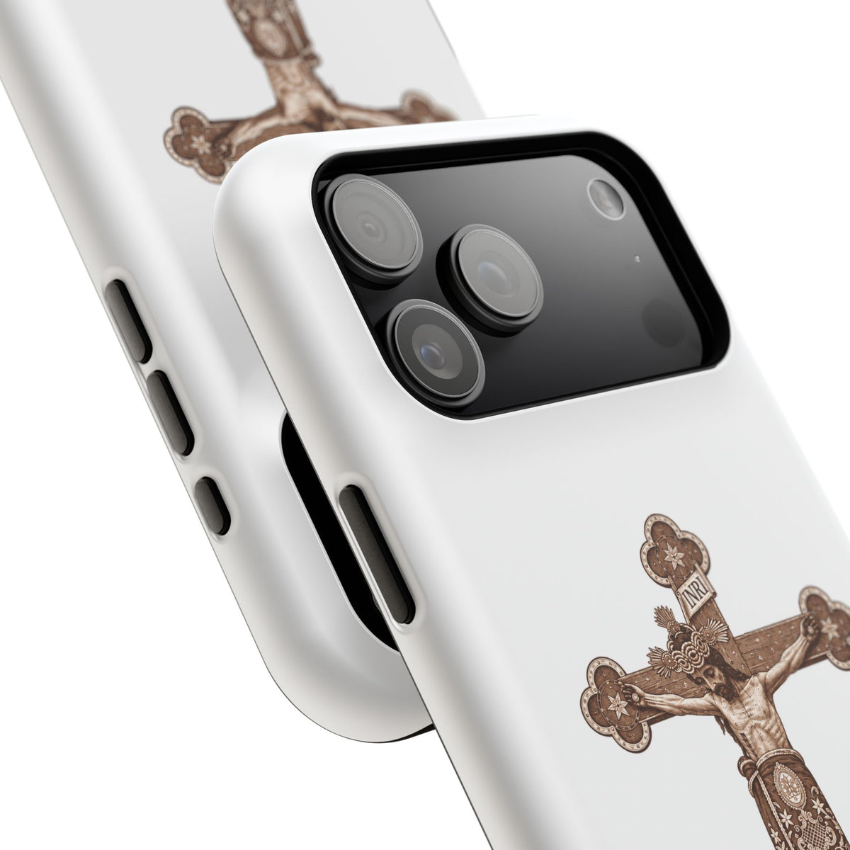 Magnetic Impact-Resistant Phone Case | Señor de la Misericordia Crucifix Design