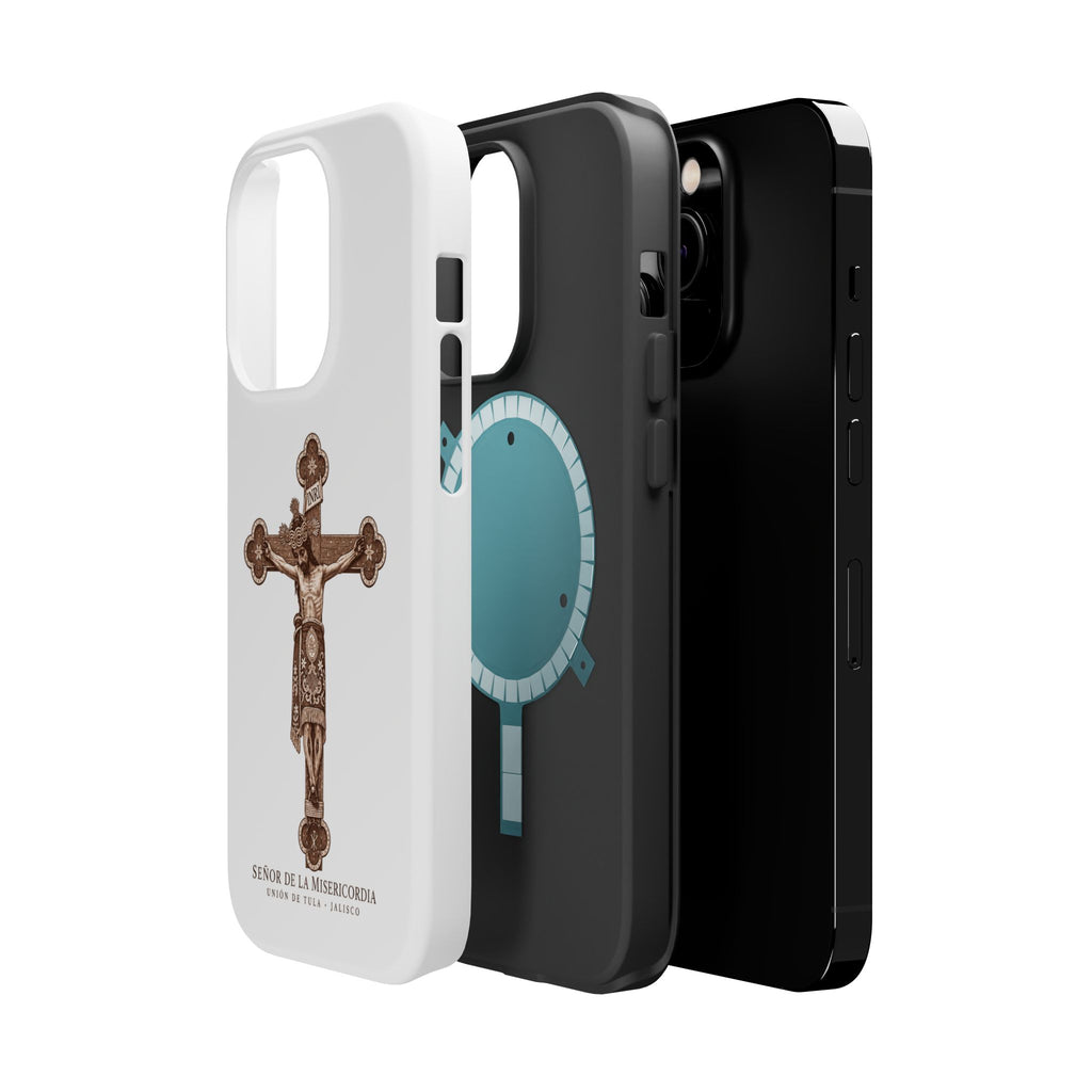 Magnetic Impact-Resistant Phone Case | Señor de la Misericordia Crucifix Design