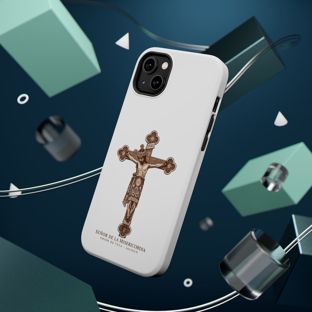 Magnetic Impact-Resistant Phone Case | Señor de la Misericordia Crucifix Design