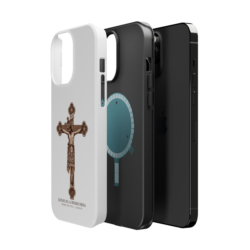 Magnetic Impact-Resistant Phone Case | Señor de la Misericordia Crucifix Design