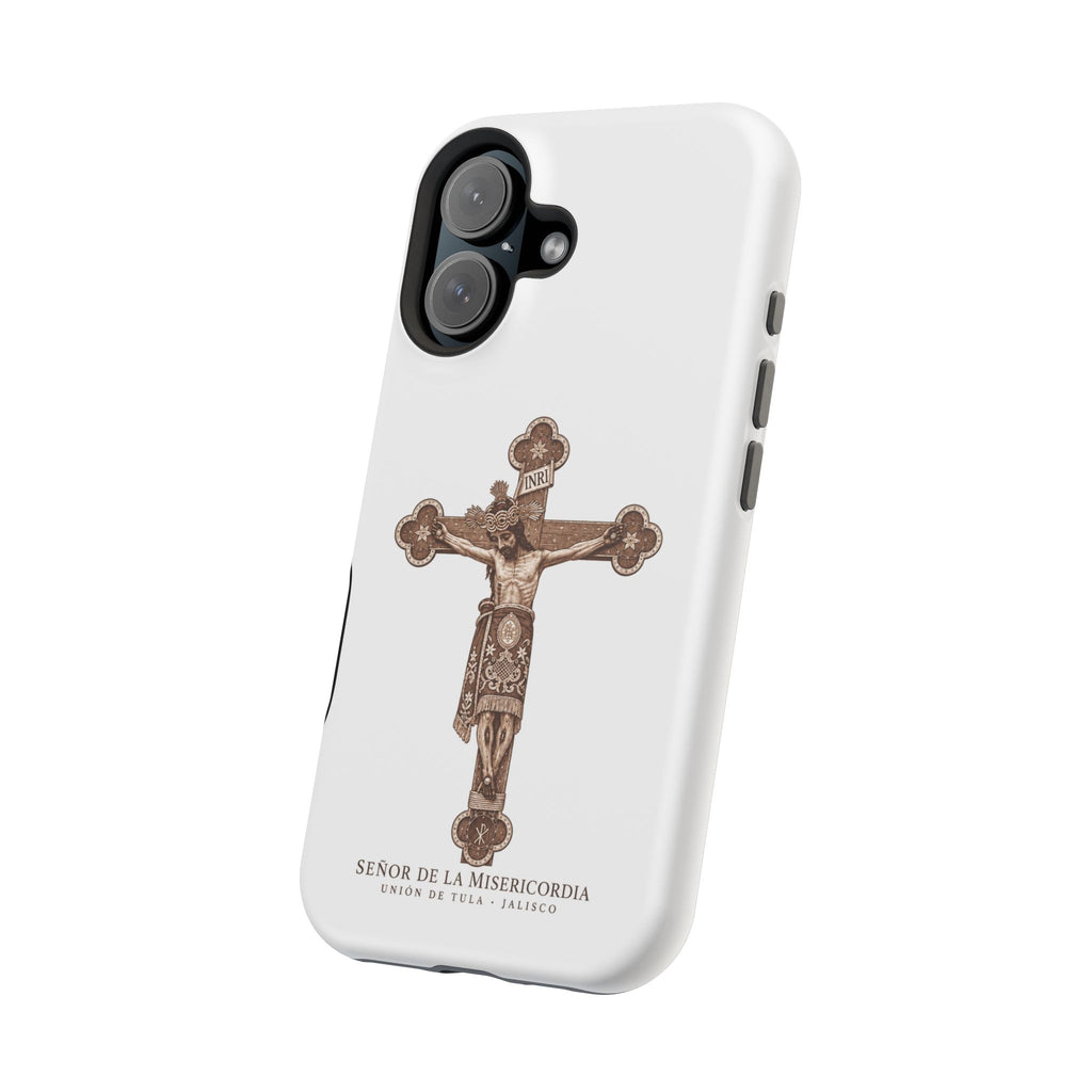 Magnetic Impact-Resistant Phone Case | Señor de la Misericordia Crucifix Design