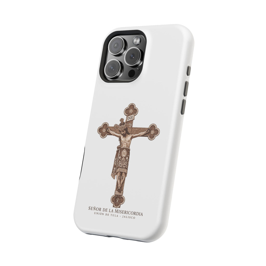 Magnetic Impact-Resistant Phone Case | Señor de la Misericordia Crucifix Design