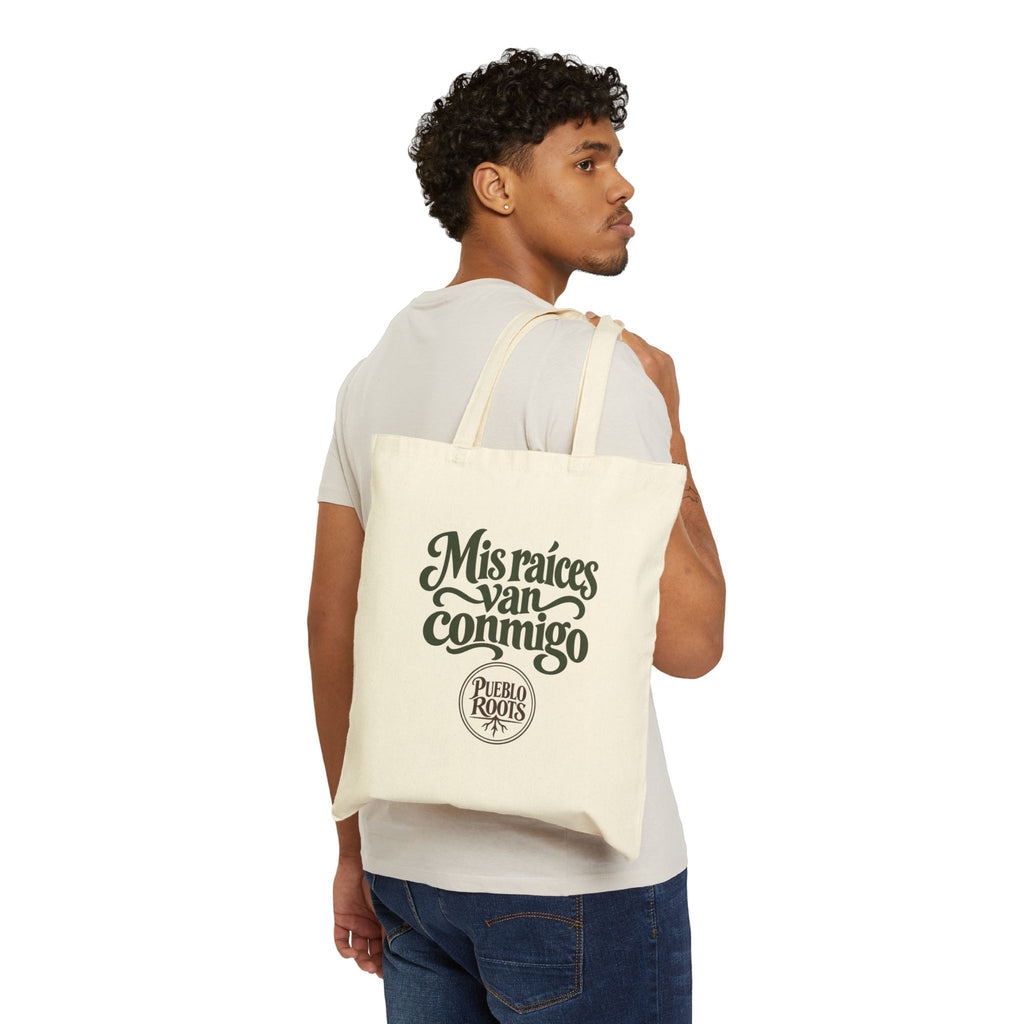 Unión de Tvla Canvas Tote | Mis Raíces Van Conmigo