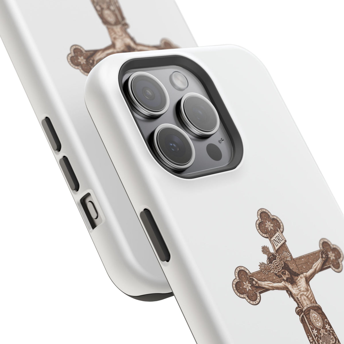Magnetic Impact-Resistant Phone Case | Señor de la Misericordia Crucifix Design