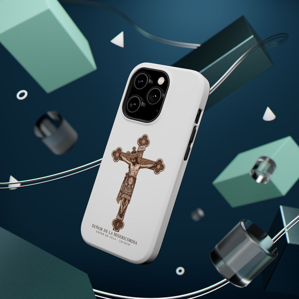 Magnetic Impact-Resistant Phone Case | Señor de la Misericordia Crucifix Design