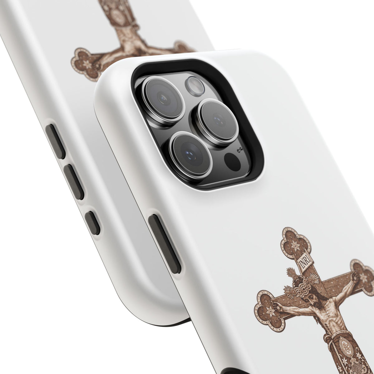 Magnetic Impact-Resistant Phone Case | Señor de la Misericordia Crucifix Design