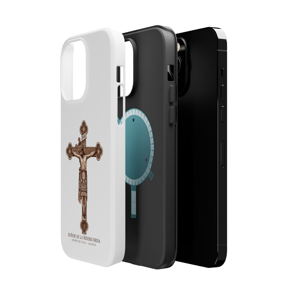 Magnetic Impact-Resistant Phone Case | Señor de la Misericordia Crucifix Design