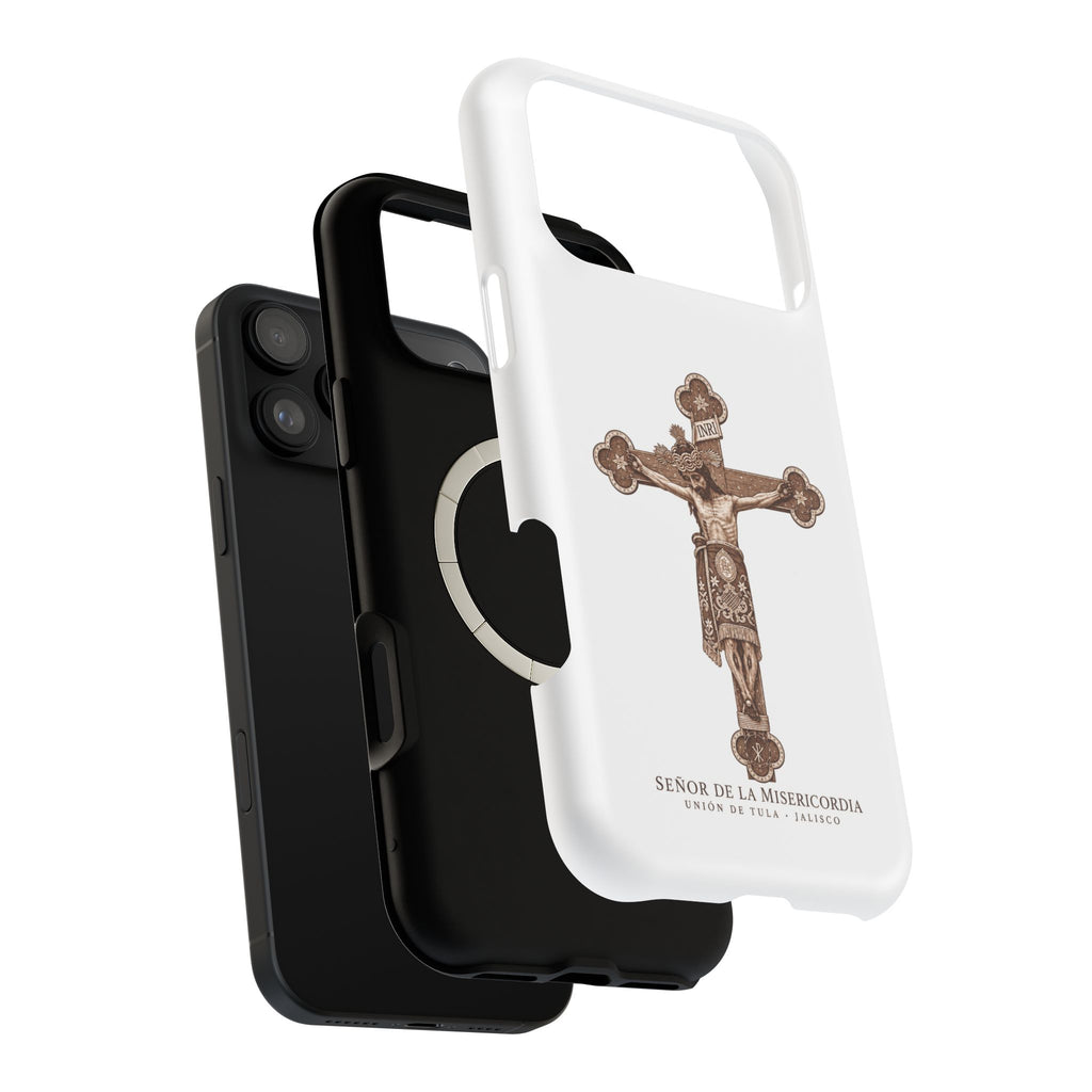 Magnetic Impact-Resistant Phone Case | Señor de la Misericordia Crucifix Design