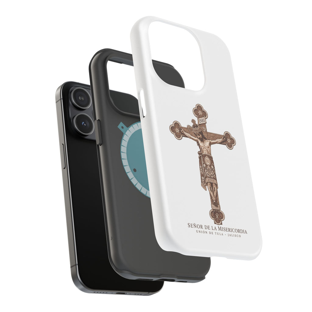 Magnetic Impact-Resistant Phone Case | Señor de la Misericordia Crucifix Design
