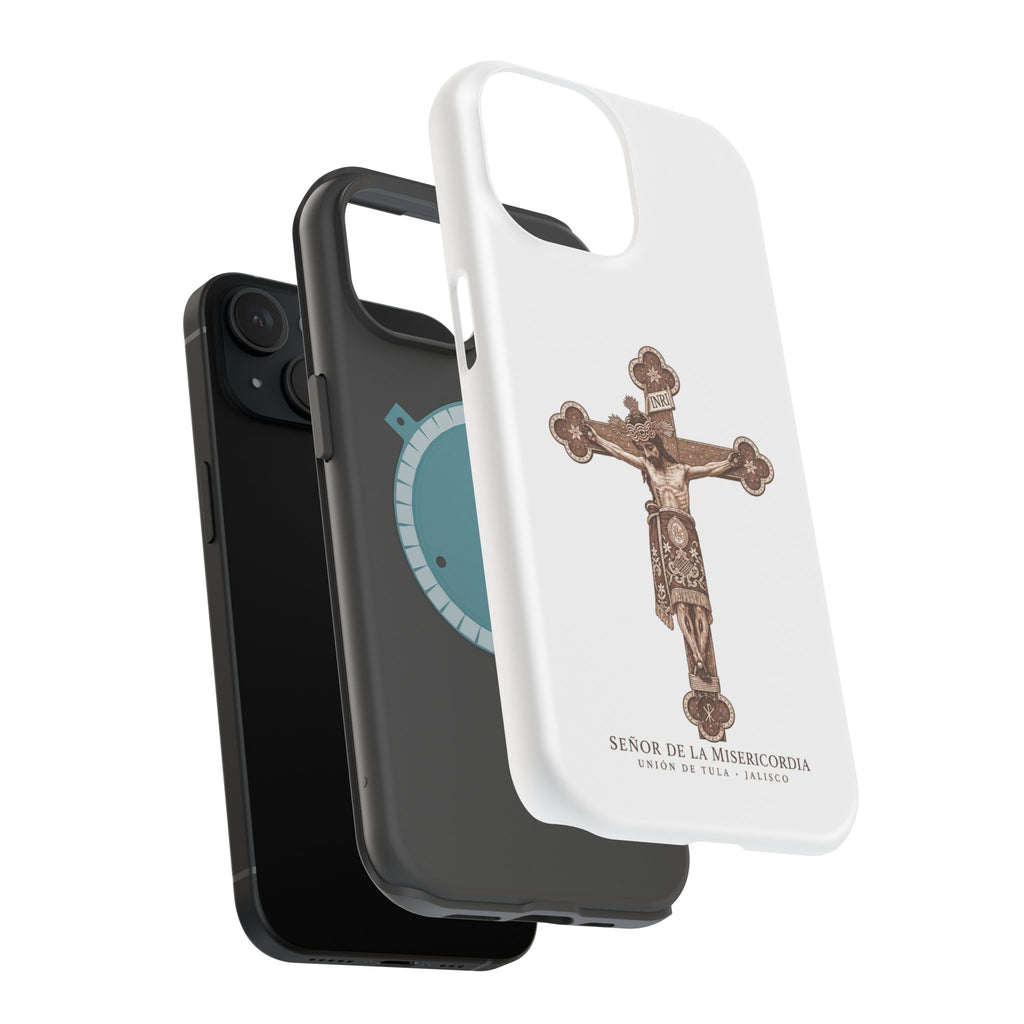 Magnetic Impact-Resistant Phone Case | Señor de la Misericordia Crucifix Design
