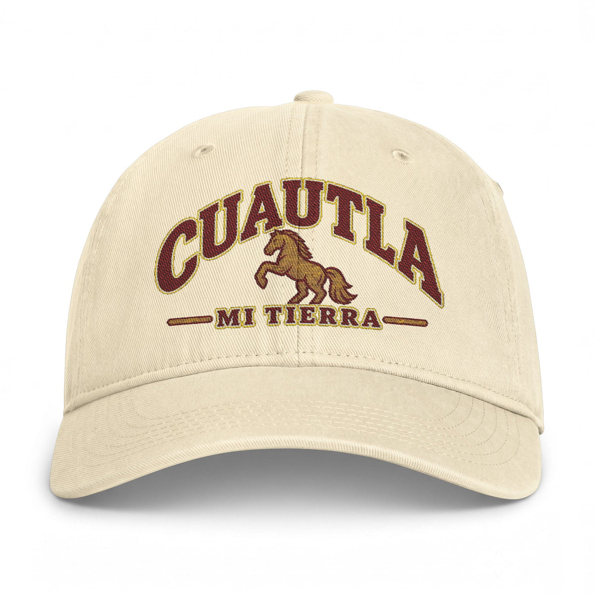 Cuautla | Mi Tierra Heritage Cap – Light Vintage Embroidered