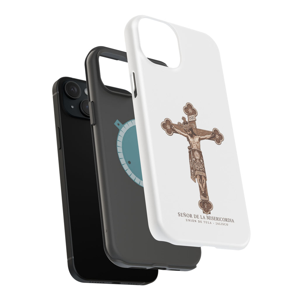 Magnetic Impact-Resistant Phone Case | Señor de la Misericordia Crucifix Design