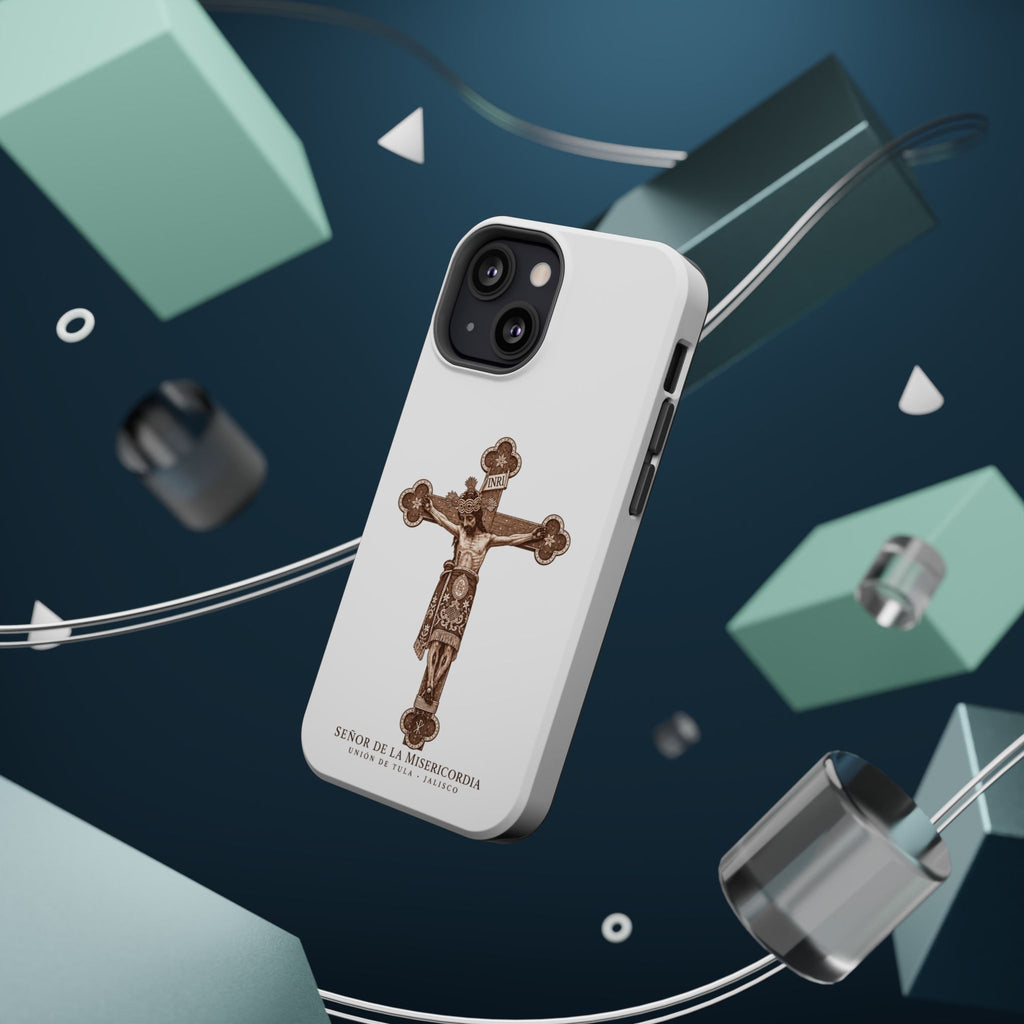 Magnetic Impact-Resistant Phone Case | Señor de la Misericordia Crucifix Design