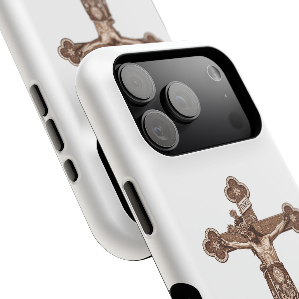Magnetic Impact-Resistant Phone Case | Señor de la Misericordia Crucifix Design