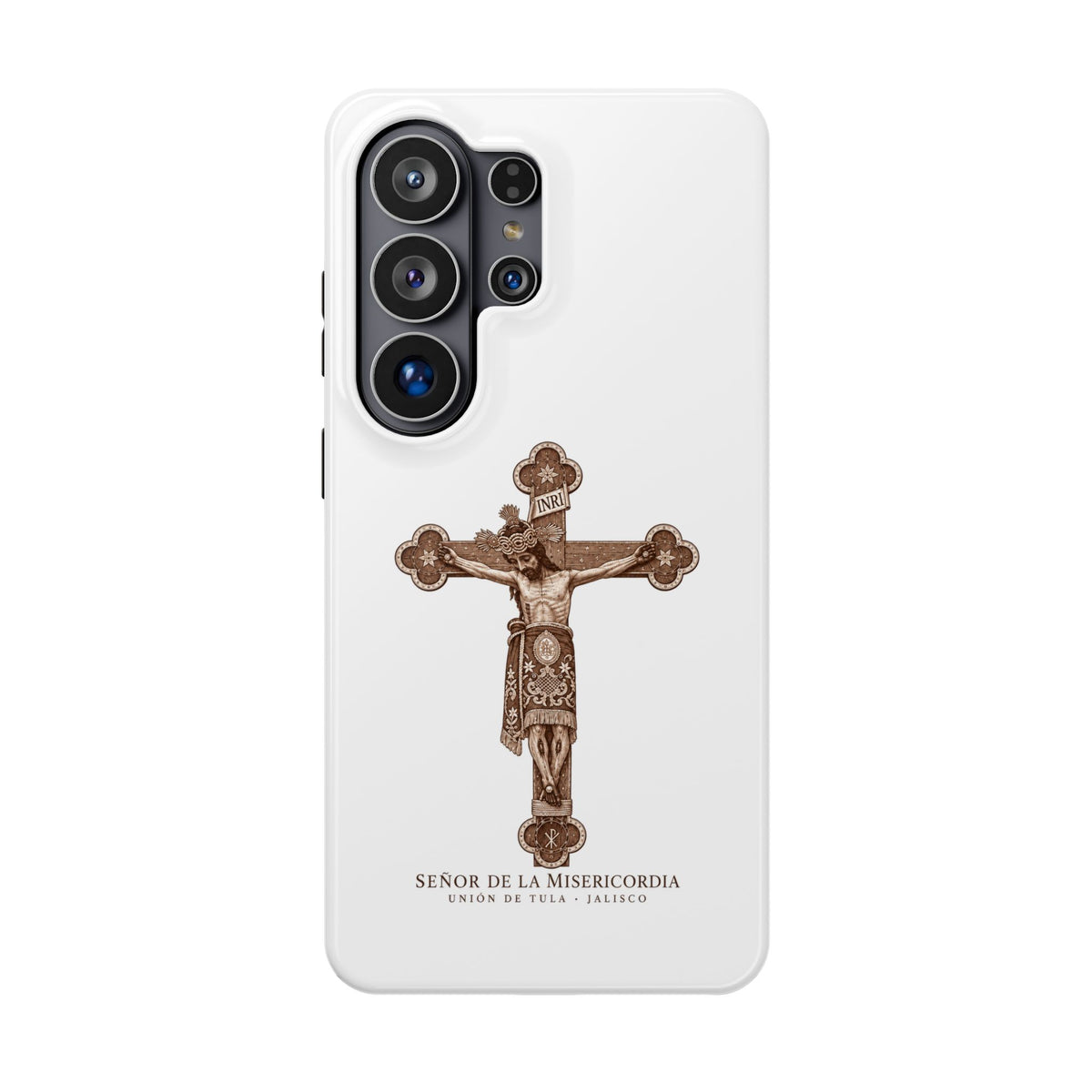 Magnetic Impact-Resistant Phone Case | Señor de la Misericordia Crucifix Design